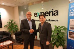 John Riggir, Jet Aviation and Leck Chet Lam. Experia Events Managing Director John Riggir, Jet Aviation and Leck Chet Lam. Experia Events Managing Director