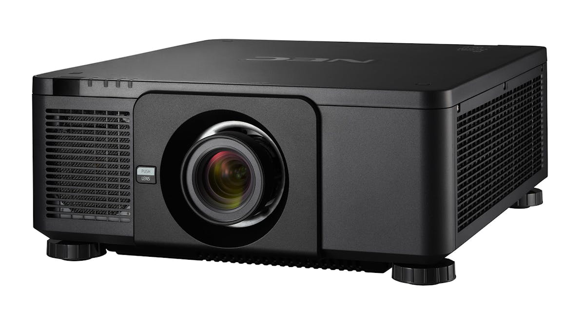 The new NEC PX1005QL projector will be for the first time showcased at the international ISE event in Amsterdam and estimated availability will be in June 2018.