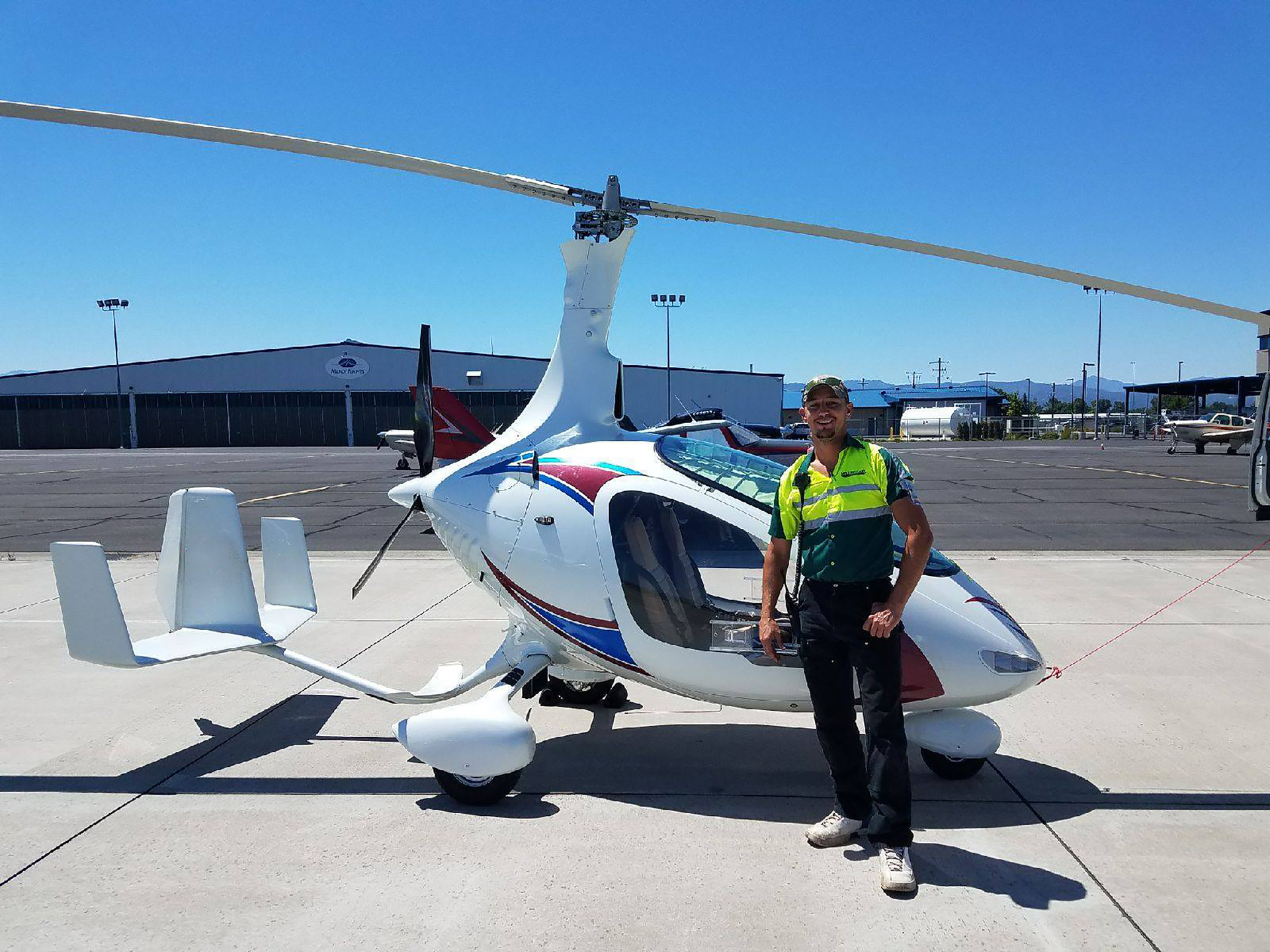 Jenkins, employee at MFR since 2017, is one of the hardest working line technicians at Million Air Medford.