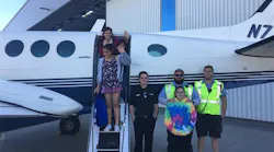 Survivors, supporters and their families arrived to Aerolease Associates and were treated to a catered lunch before meeting and hearing from some of the aviation industry leaders and professionals from around Van Nuys Airport, including executives from Aerolease Associates, Pegasus Elite Aviation, Pursuit Aviation, Signature Flight Support, Sun Air Jets and VNY.