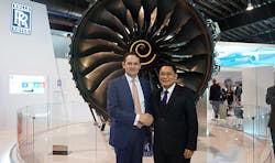 Ewen McDonald and Surachai Piencharoensak are celebrating the signature. Ewen McDonald and Surachai Piencharoensak are celebrating the signature.