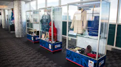 The exhibit – on display through April – presents a unique opportunity for travelers to see modern, rare and vintage winter sports items within Ansbacher Hall in the Jeppesen Terminal, located on Level 6 before the bridge security checkpoint.