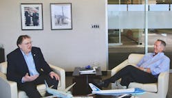 Ronald Donner and David Storch at the AAR World Headquarters in Wood Dale, IL. Ronald Donner and David Storch at the AAR World Headquarters in Wood Dale, IL.