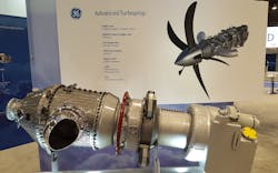 A GE ATP now Catalyst mockup on display at NBAA BACE 2017. A GE ATP now Catalyst mockup on display at NBAA BACE 2017.