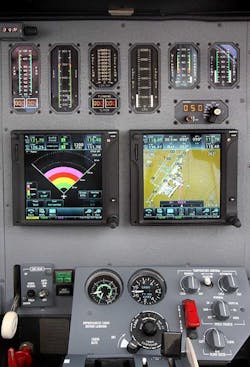 The JETTECH touchscreen GTN 650/750 flight deck instrumentation installation for the Citation 550 FlightSafety Simulator. The JETTECH touchscreen GTN 650/750 flight deck instrumentation installation for the Citation 550 FlightSafety Simulator.