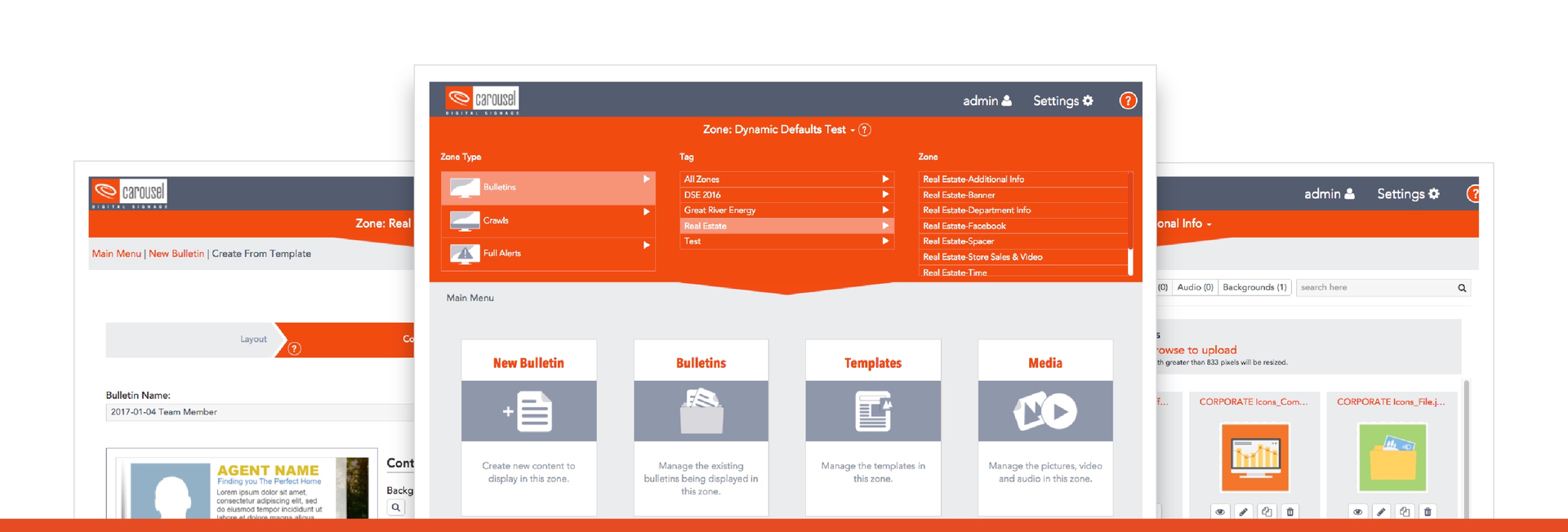 The Jamf integration allows the Carousel App and Apple TVs running on a digital signage network to be easily monitored and managed as remote IT appliances.