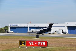 The renovations include complete removal and replacement of the pavement, new runway markings, upgraded electronics, lighting and new signage. The renovations include complete removal and replacement of the pavement, new runway markings, upgraded electronics, lighting and new signage.