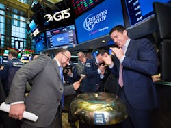 Joseph DiDomizio rings the opening bell at the New York Stock Exchange when the Hudson Group put out its initial public offering. Joseph DiDomizio rings the opening bell at the New York Stock Exchange when the Hudson Group put out its initial public offering.