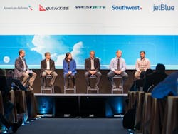 American Airlines, Qantas, Westjet, Southwest Airlines and jetBlue share how data and analytics improve efficiency. More than 60 similar sessions were held throughout the two and a half day event with more than 350 customers and partners.