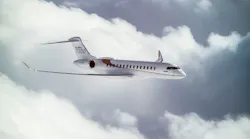 The Bombardier Global 7000 aircraft.