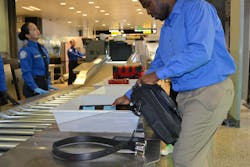 Automatic screening lanes at TSA checkpoints can add up to 30 percent efficiency in moving passengers through to the sterile side of the terminal. Automatic screening lanes at TSA checkpoints can add up to 30 percent efficiency in moving passengers through to the sterile side of the terminal.