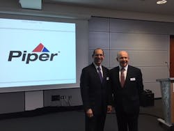 Rhett Ross, President, Continental Motors Group and Simon Caldecott, President and CEO Piper Aircraft