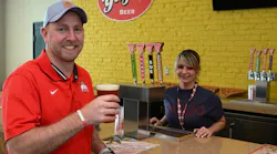 Yazoo beers featured at Nashville International Airport include the original Pale Ale, Dos Perros, Sly Rye Porter, and the award-winning Sue and Hefeweizen.