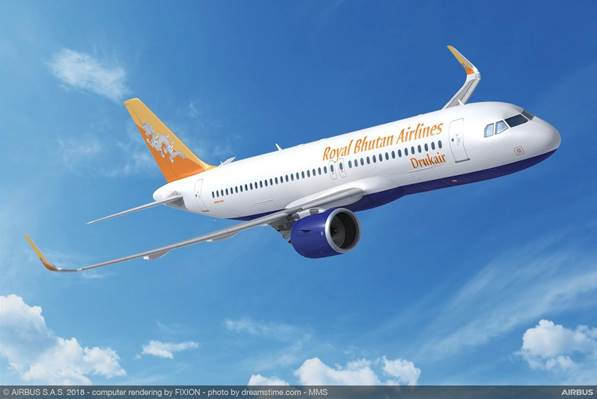 Drukair&rsquo;s A320neo will be the biggest aircraft able to operate from Bhutan.