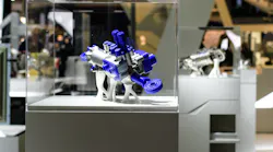 Liebherr is already working on the next generation of 3D printed hydraulic and electro-mechanic components such as this highly integrated rudder actuator.
