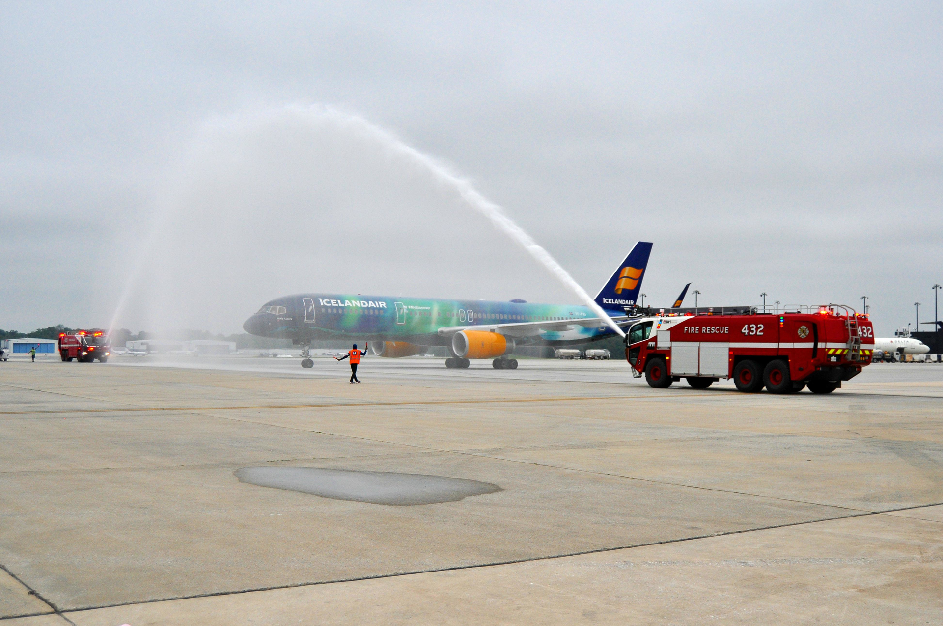 Icelandair offers four weekly roundtrip flights from BWI Marshall with its Boeing 757-200 aircraft.