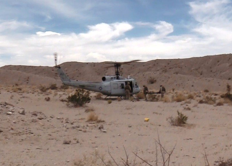 The AACUS enabled UH-1H helicopter successfully completed an autonomous cargo sustainment flight.