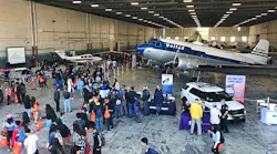 Clay Lacy Aviation hosts local high school students at the Van Nuys Airport Aviation Career Day.