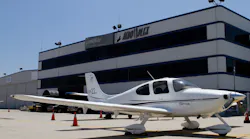 Signature Flight Support ramp at Long Beach Airport.
