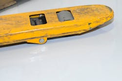 WearCOAT 2330 (shown with yellow lift truck) is a two-component product that offers a gloss finish. WearCOAT 2330 (shown with yellow lift truck) is a two-component product that offers a gloss finish.