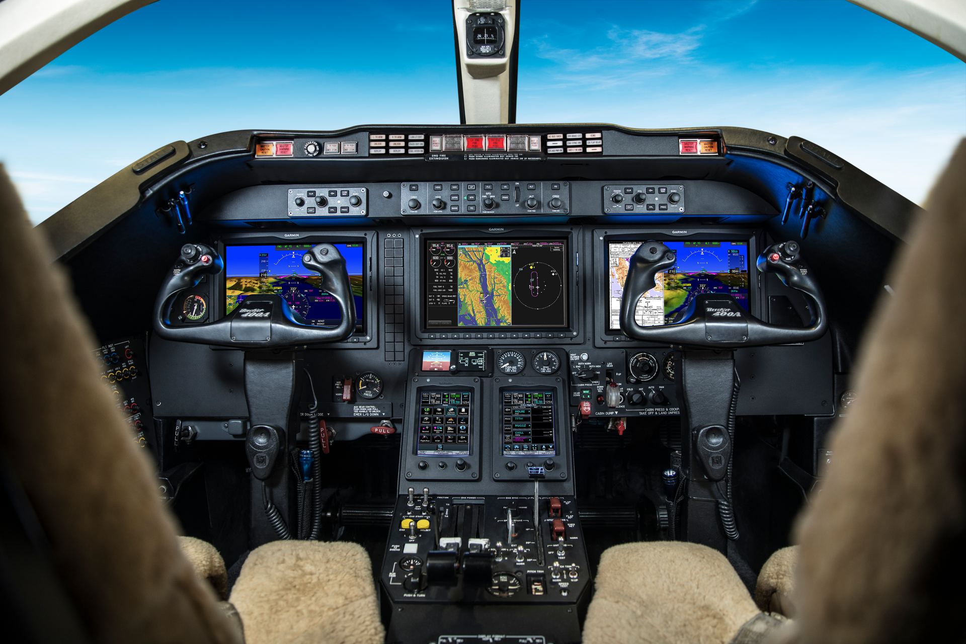 G5000 integrated flight deck upgrade for the Beechjet 400A/Hawker 400XP.