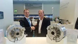 L to R: Olaf Otto Siemens and George Bye Bye Aerospace CEO.
