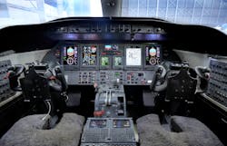 DU-875 display upgrade in Lear 45. DU-875 display upgrade in Lear 45.