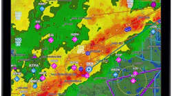 Storm cell movement.