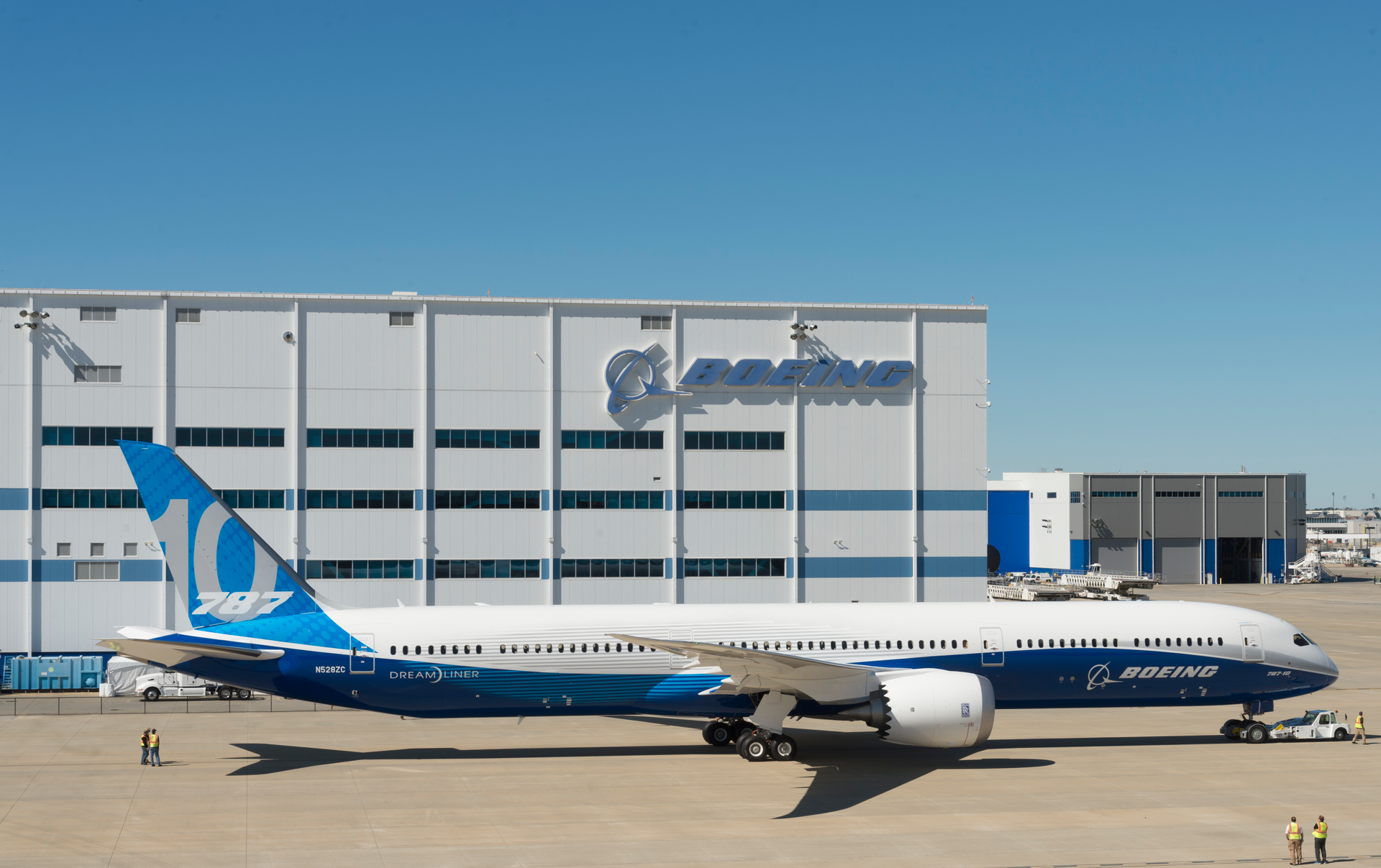 Boeing Debuted 787-10 Dreamliner at North Charleston, S.C on Feb. 17, 2017.