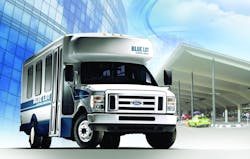 If you replace one gasoline-fueled Ford E-450 chassis with a propane autogas model, more than 91,000 pounds of carbon dioxide will be eliminated over its lifetime. If you replace one gasoline-fueled Ford E-450 chassis with a propane autogas model, more than 91,000 pounds of carbon dioxide will be eliminated over its lifetime.