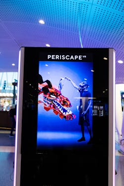 Combining expertise in luxury, tech, retail, and curated with original content, PeriscapeVR’s Experience Center is located in Terminal 4’s Retail Lounge and features freestanding VR Towers with 12 stations designed specifically with travelers’ security, awareness, and outstanding customer experience in mind. Combining expertise in luxury, tech, retail, and curated with original content, PeriscapeVR’s Experience Center is located in Terminal 4’s Retail Lounge and features freestanding VR Towers with 12 stations designed specifically with travelers’ security, awareness, and outstanding customer experience in mind.