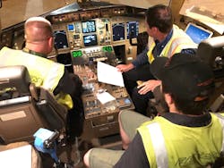 Icelandair&rsquo;s Seattle team participated in APiJET&rsquo;s live demo, running APU and engine tasks.