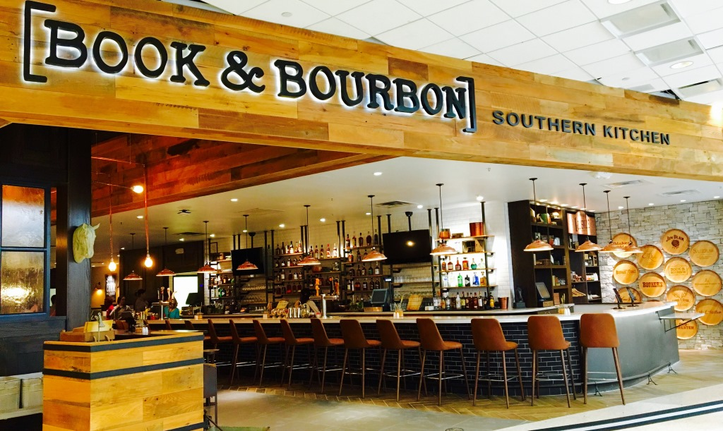 Book & Bourbon Southern Kitchen showcases one of the region&rsquo;s favorite adult beverages at Louisville International Airport.
