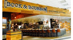 Book &amp; Bourbon Southern Kitchen showcases one of the region&rsquo;s favorite adult beverages at Louisville International Airport.