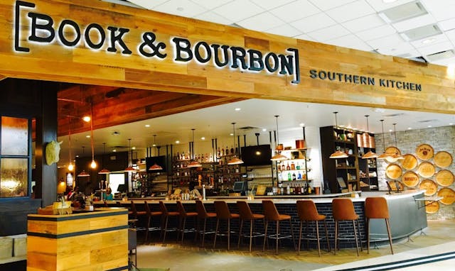 Book &amp; Bourbon Southern Kitchen showcases one of the region&rsquo;s favorite adult beverages at Louisville International Airport.