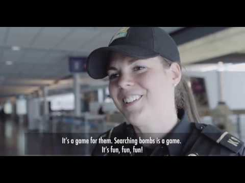 A&eacute;roports de Montr&eacute;al K9 Exercise
