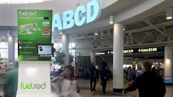 FuelRod enables flyers to stay mobile while they charge their phones. FuelRod enables flyers to stay mobile while they charge their phones.