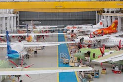 General view of the ATR Final Assembly Line B, M96 building.