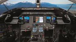 Hawker 400XP with an Elliott Aviation installed Garmin G5000.