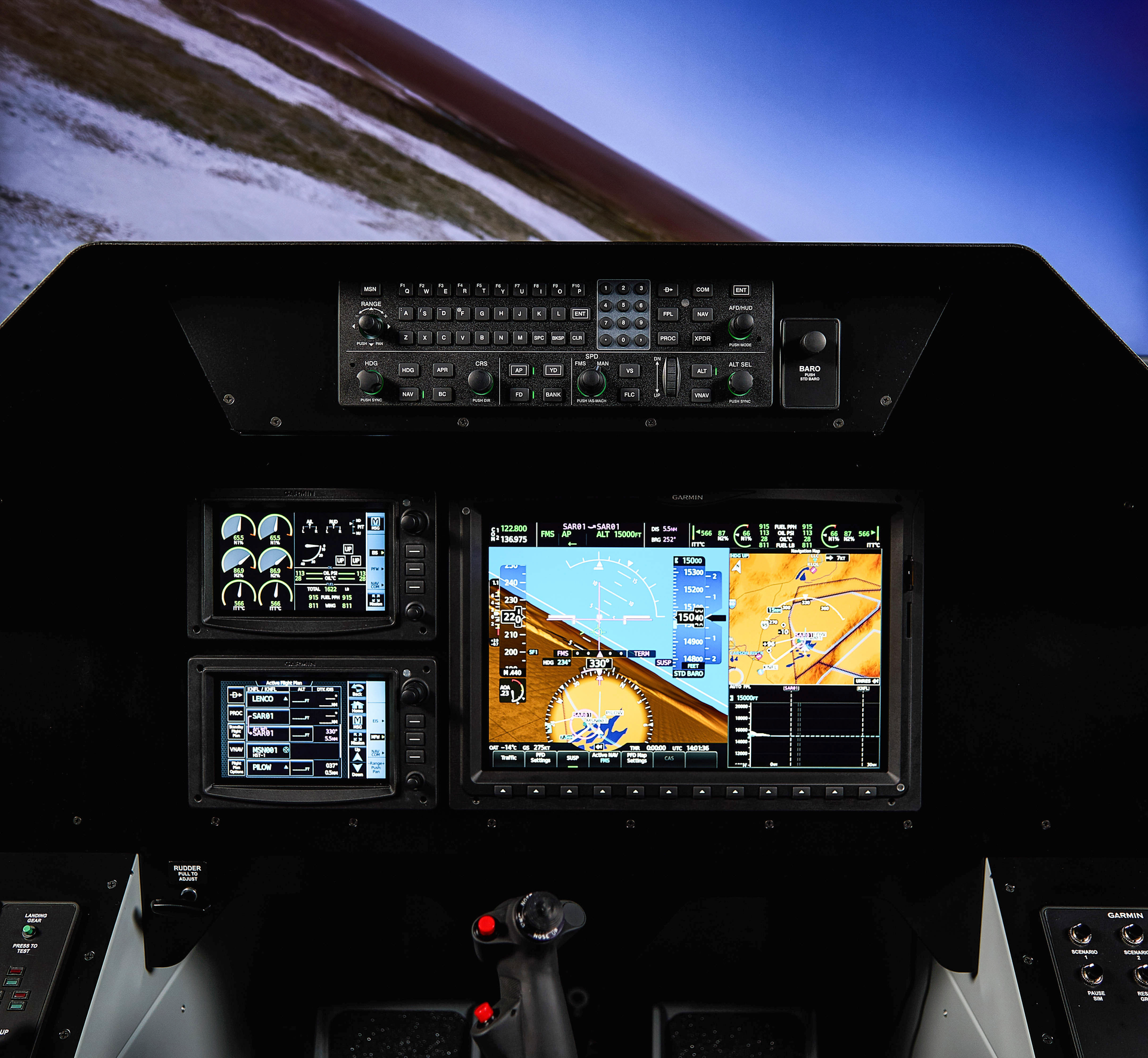 G3000 flight deck.