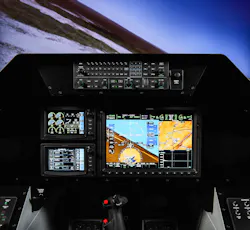 G3000 flight deck. G3000 flight deck.