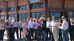 The new facility is supported by the first solar array at an airport in Wyoming