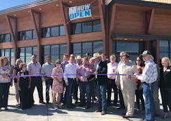 The new facility is supported by the first solar array at an airport in Wyoming The new facility is supported by the first solar array at an airport in Wyoming