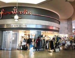 Travelers shopping in upgraded retail space Travelers shopping in upgraded retail space