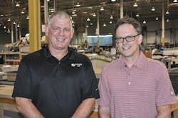 Mark Perlioni, Managing Partner of Ranger Air Aviation, with Kevin Murphy, General Manager, ATS Components Mark Perlioni, Managing Partner of Ranger Air Aviation, with Kevin Murphy, General Manager, ATS Components