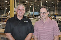 Mark Perlioni, Managing Partner of Ranger Air Aviation, with Kevin Murphy, General Manager, ATS Components