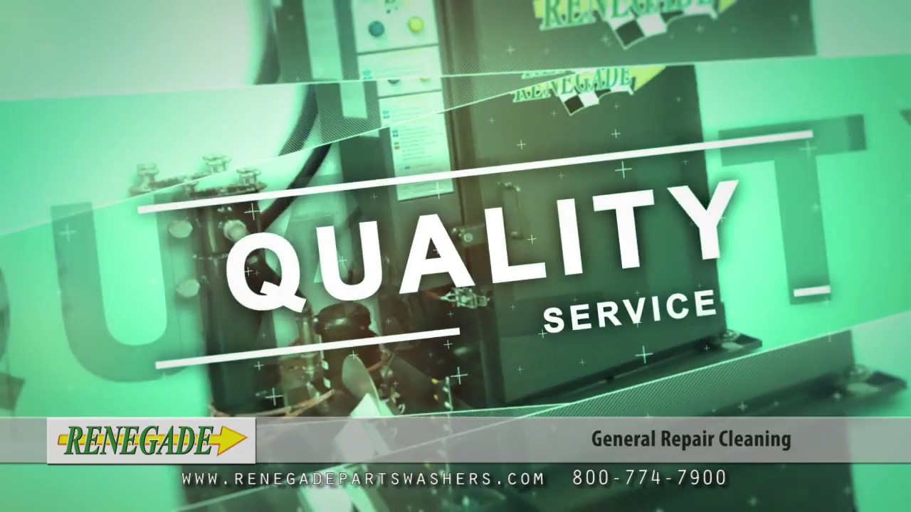 Renegade Parts Washers and Detergents Product Line