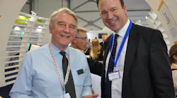 Farnborough Aerospace Consortium CEO David Barnes with Jesse Norman MP, Under Secretary of State for Transport – one of the many influencers that were lobbied by the FAC on behalf of its members