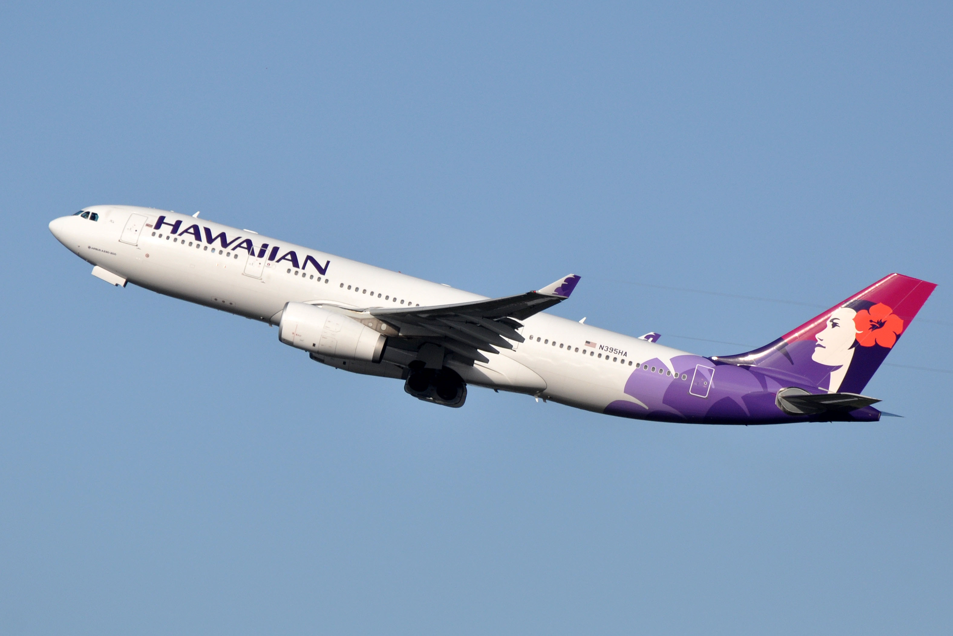 Hawaiian Airlines Airbus A330 243 N395 Ha Sea 19056912980 5b7ec32fb77d5