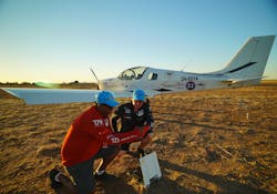 SD keeping pilots in touch as they navigate the Australian Outback. SD keeping pilots in touch as they navigate the Australian Outback.